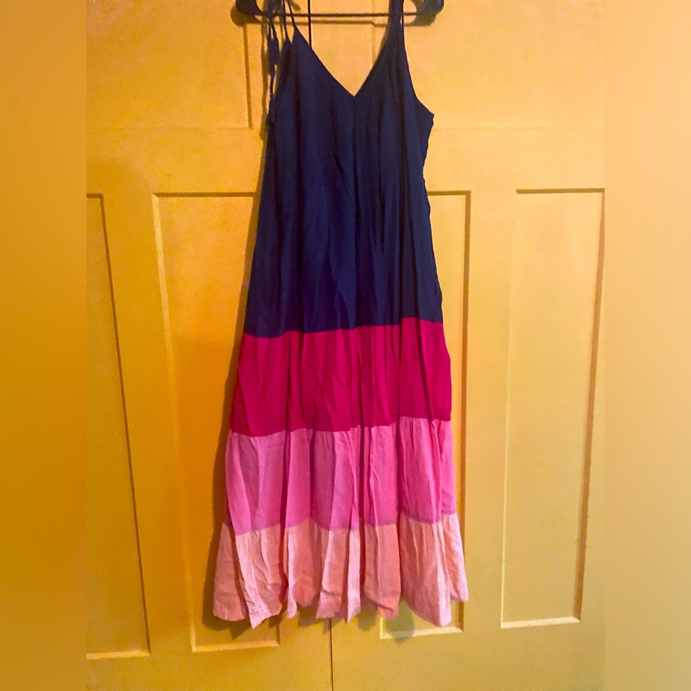 Colorful Sleeveless Maxi Dress